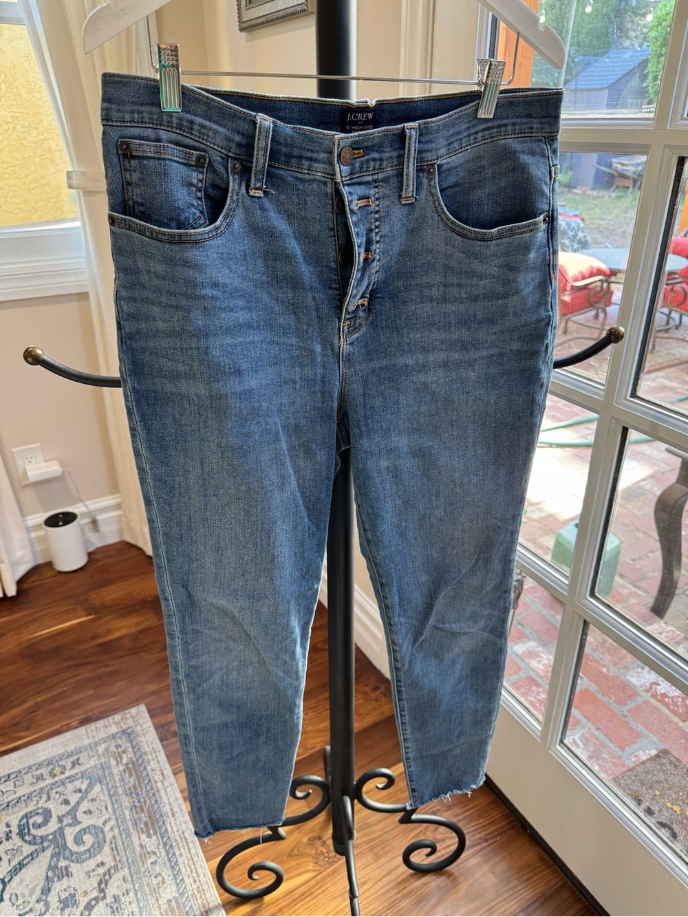 J. Crew Woman High Rise Skinny Size 31 Blue Denim Jeans